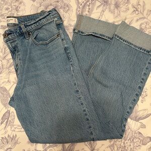 Abercrombie & Fitch Light Blue Straight Leg Jeans